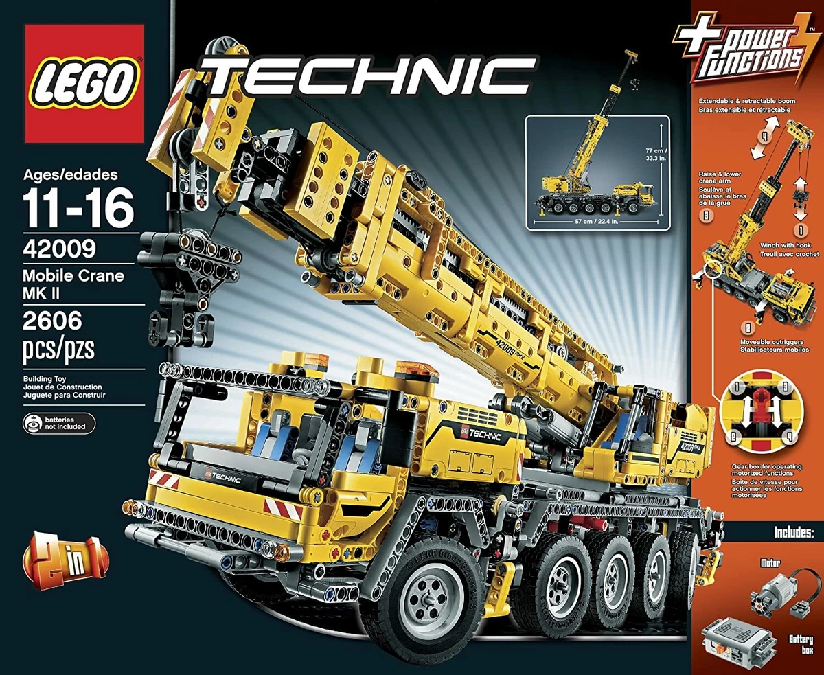 LEGO Technic 42009 Crane MK II New &amp; Factory Sealed | eBay