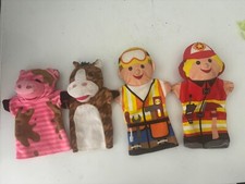 Melissa And Doug Plush Puppets Lot Of 4