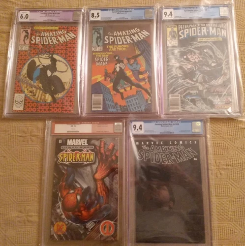 Spider-Man: Secret Wars, 1st App Venom, Ultimate, Gauntlet, Symbiot, Secret Wars
