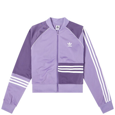 Women's Adidas Originals Magic Lilac Short Superstar Track Top