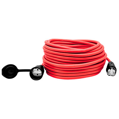 Verlängerungskabel 230V IP44 Stromkabel 3x1,5mm²/3x2,5mm² H07RN-F 2-50m in rot