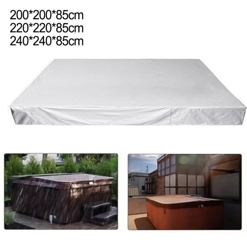 Housse De Spa Gonflable 49 Pouces (125x125 Cm) - Isolante, Imperméable, Coupe-vent, Pour Spa Rond