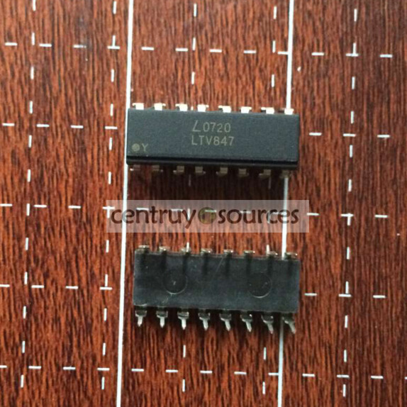 10 Pièces Circuits Intégrés LTV847B (LTV-847) DIP16 - Neufs, Pour électronique Et Optocoupleurs