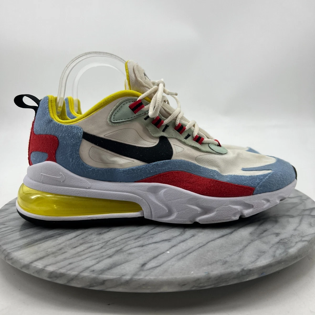 Nike Air Max 270 React Bauhaus Shoes Women 8.5 Multi Running Sneakers  AT6174-002