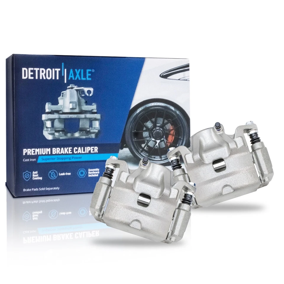 Pinzas de freno de disco delanteras y traseras 4 piezas con soporte para Nissan Altima 2007-2009 2010 Foto 3 de 4