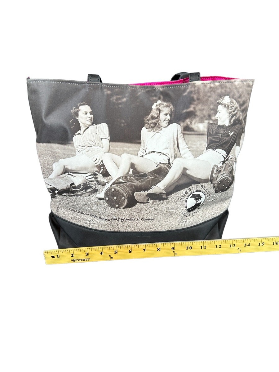 PEBBLE BEACH レディースキャディバッグ Pebble Beach Golf Lady Caddies 1942 Tote Bag Excellent