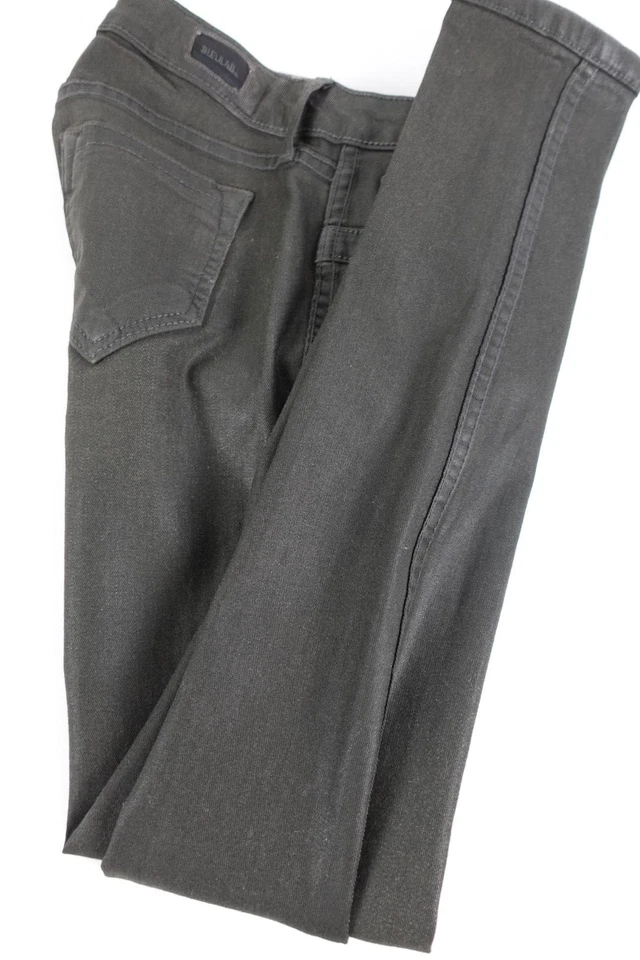 Bleulab Women's Detour Legging Jeans Size 27 Olive Zip Front Military Pants Fun - Image 4 of 4