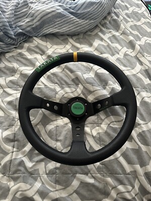 350mm Deep Dish Steering Wheel - Fit 6 hole Hub Like Vertex Nardi NRG Grip
