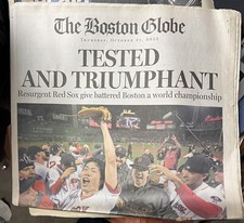 RED SOX 2013 World Series Champions Tested and Triumphant Boston Globe Newspaper