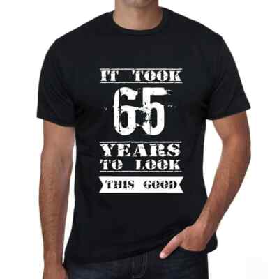 ULTRABASIC Herren T-Shirt Es dauerte 65 Jahre, um so schön zu sein It Took 65