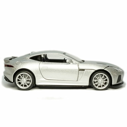Jaguar F-Type 1:32 Scale Model Car Diecast Toy Vehicle Collection Gift Silver - Picture 6 of 12