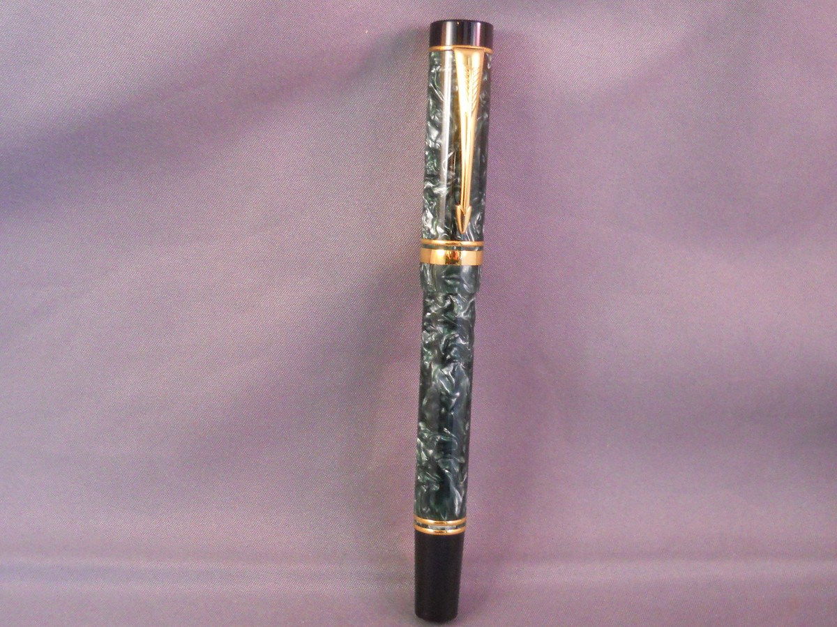Parker Vintage Centennial Duofold Green Roller ball pen | eBay