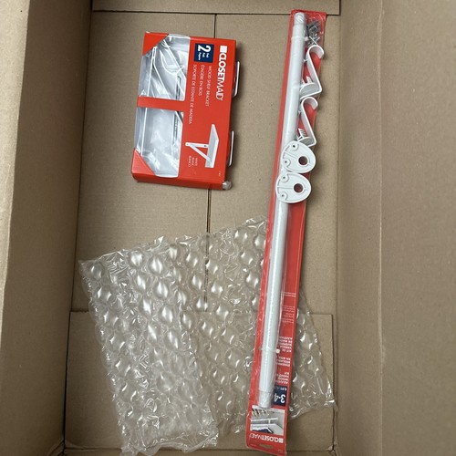 ClosetMaid WSKHR-3610 36" W x 10" D Single Wood Shelf Kit - White - 第 4/6 張圖片