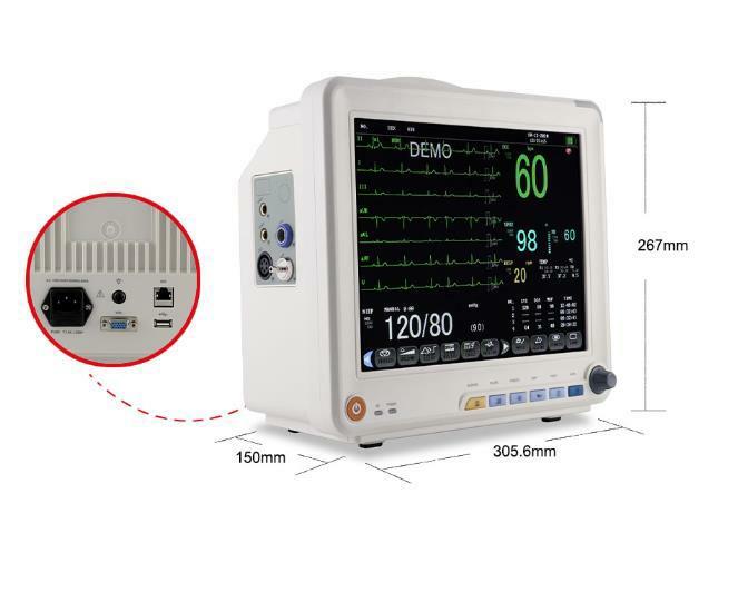 Cavo ECG A Clip Da 6 Pin Per Monitor Pazienti LE PM10A, PM12B, PM12D, PM12F, PM12H, PM15B, PM80B, PM80D