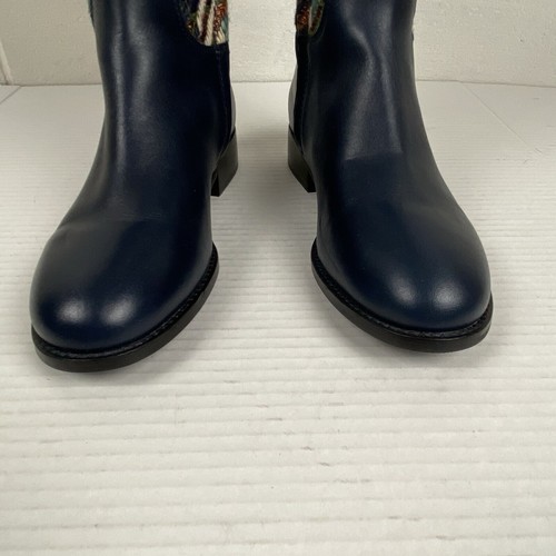NWOB Tory Burch Miller Riding Boots Multicolor Tweed/Leather Size Women's 7M New - Picture 5 of 12