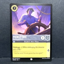 2023 DISNEY LORCANA THE FIRST CHAPTER PRINCE ERIC 187/204 COMMON