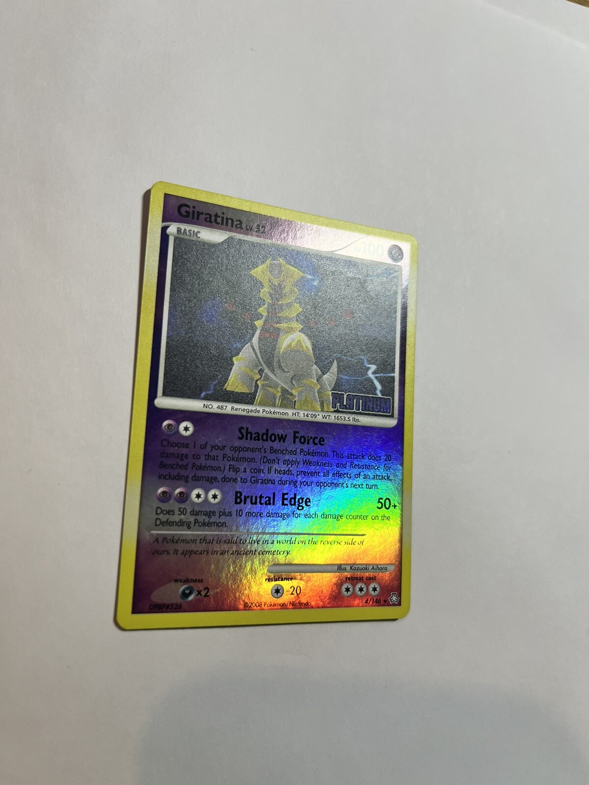 Pokémon 2008 Giratina Lv.52 4/146 REVERSE HOLO 45/100 PLATINUM