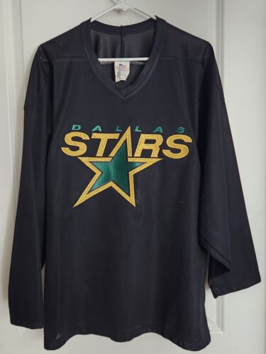 Jersey M NHL Dallas Stars hockey medium old logo maska air knit 100% polyester  - Picture 1 of 8