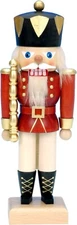 Alexander Taron Christmas Christian Ulbricht Nutcracker-Red King-10.5" H x 4" W