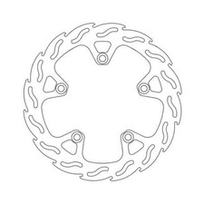 Moto-Master Flame Series Fixed Brake Rotor TUV Appr Front LH Suzuki 05-06Burgman