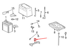 LEXUS IS XE10 Support de batterie 7440453020 74404-53020 NEUF ORIGINAL