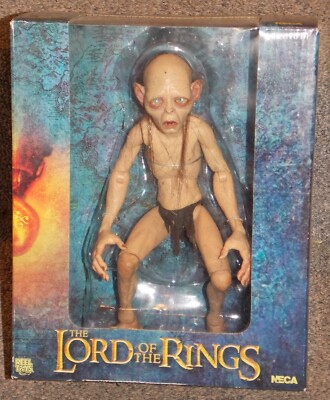 NECA Lord Of The Rings Smeagol Gollum 1/4 Scale Action Figure New