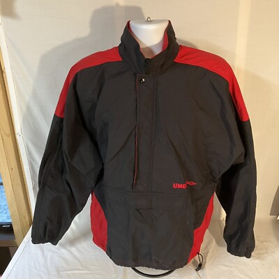 XLARGE×UMBRO HALF ZIP PULLOVER JACKET L Umbro 1/2 Zip Jacket Men's XL Red Pullover Windbreaker Red