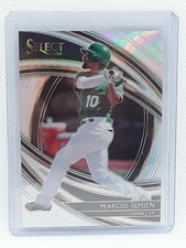 Marcus Semien 2020 Select Baseball - Premier HOLO SILVER #171 Oakland Athletics