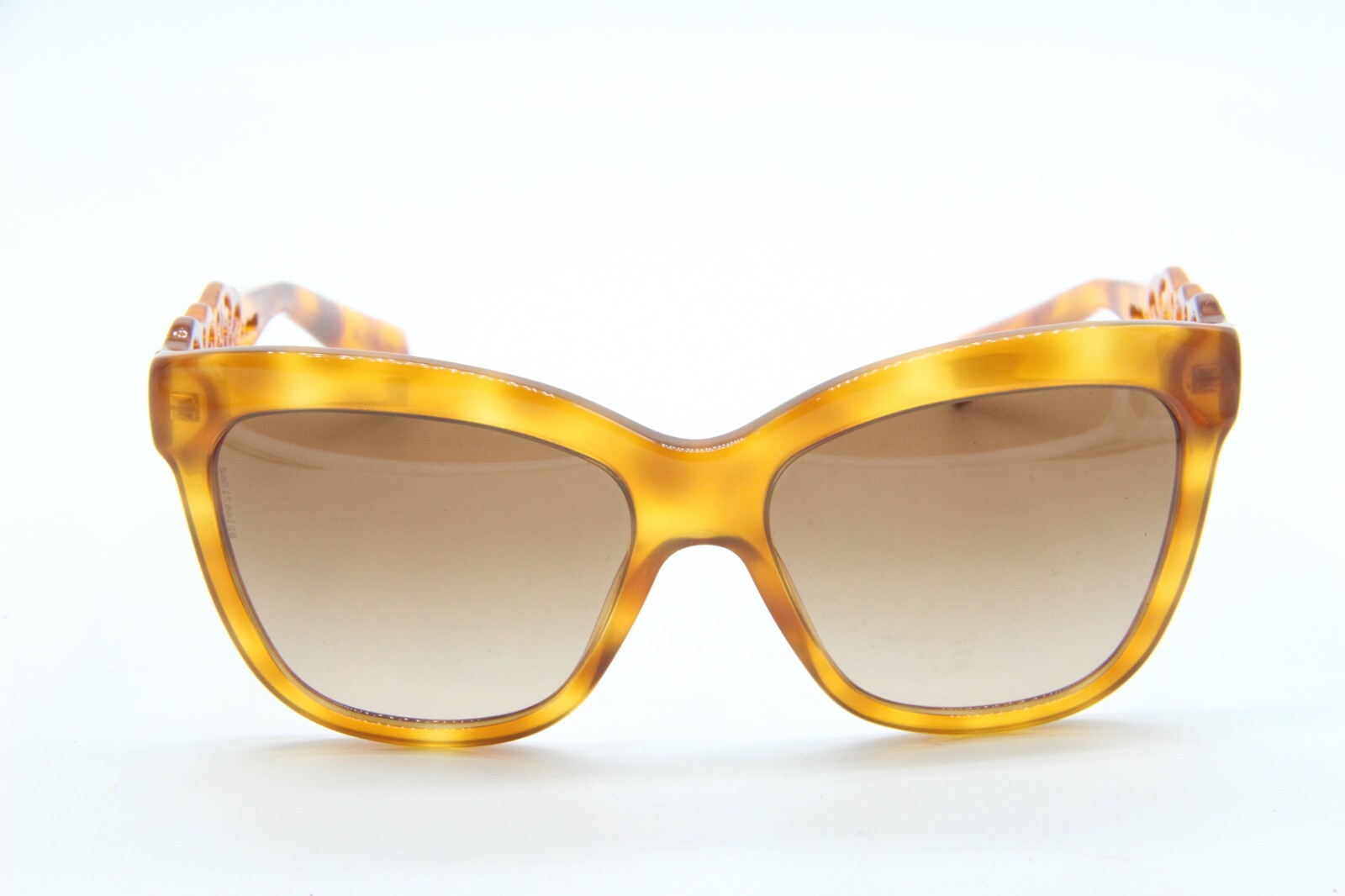 Lunettes De Soleil Dolce & Gabbana DG 4264 F - Monture écaille, Verres Brun, Motif Fleurs - Neuf Avec étui