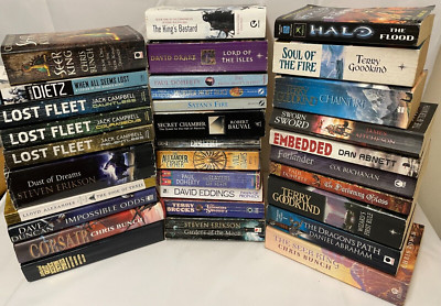 Mixed Selection Male Author A-F Science Fiction Fantasy Books Choose Your Own