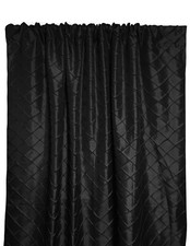 Pintuck Taffeta Window Curtain Panel Bedroom Dining Wedding Backdrop Event Decor