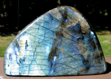 Labradorite Free Form Stone Specimen Crystal with Great Flash ~ Madagascar
