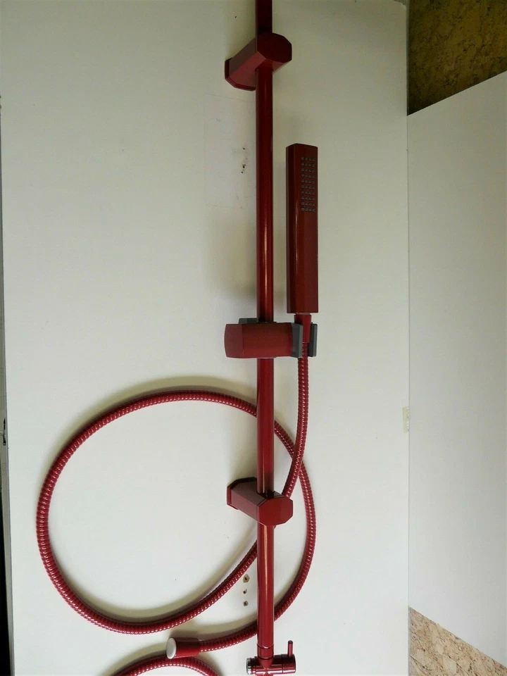 Regendusche Rot, Duschsystem, Duschset, Kopfbrause, Tokyo, Brausearmatur   - Bild 3 von 4