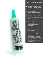 Diamond Paste Compound Polishing Lapidary 50,000 (L) Grit 5 Gram $13.99 USA MADE