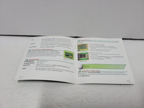 Lot 4 Namco Space Invaders Pictochat Golf Instruction Booklet Manual Nintendo DS - Picture 9 of 10