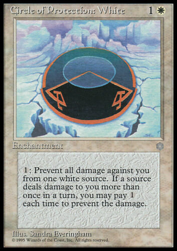 X5 Circle of Protection Ice Age LP/NM -All Versions- MTG Magic DNA GAMES - Picture 2 of 5