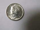 1943 S Mercury Dime High Grade BU,  Full Bands
