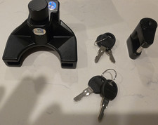 2" Heavy Duty Trailer Coupler Lock Kit Anti Theft Hitch Set with Keys New