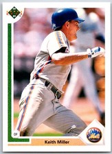 ⚾ 1991 Upper Deck #196 Keith Miller New York Mets