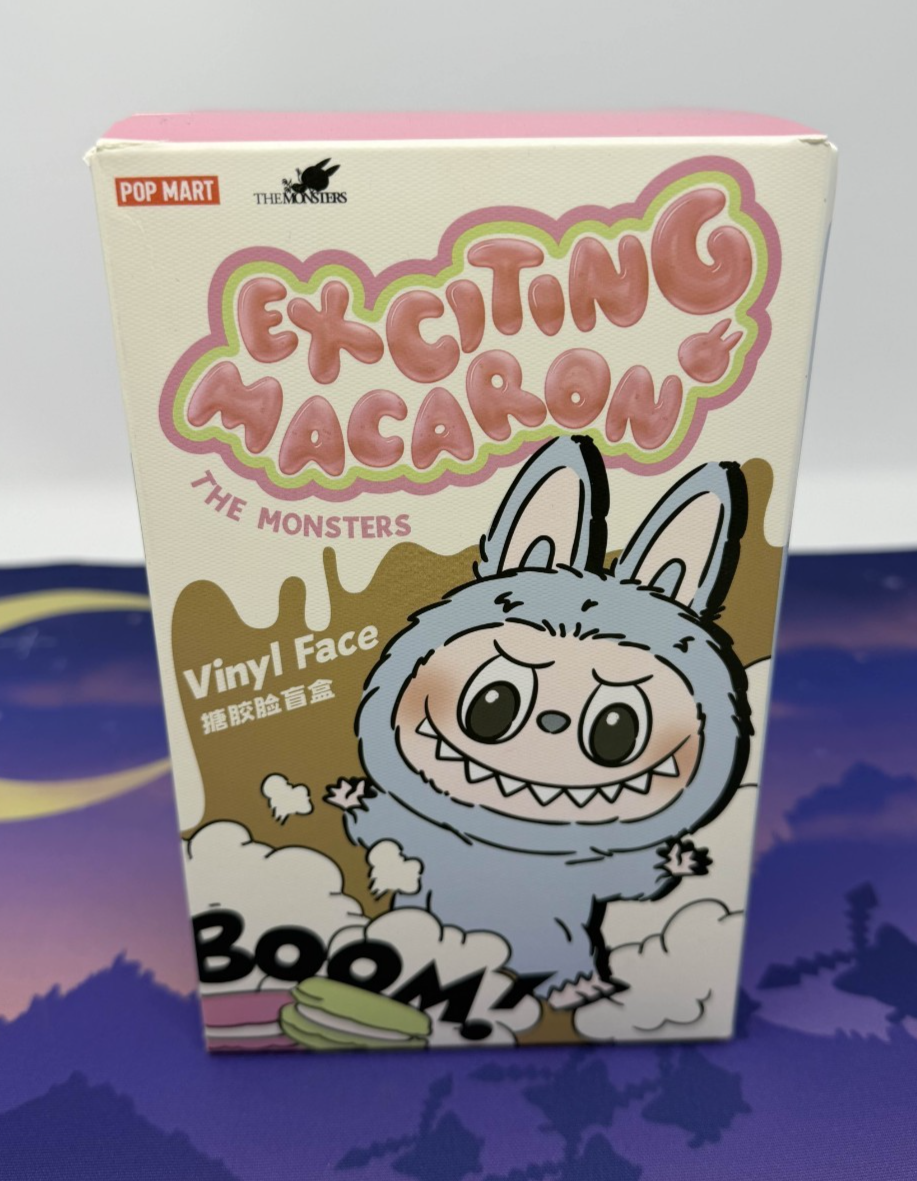 【シュリ付】Exciting Macaron The Monsters Box Pop Mart Labubu The Monsters Exciting Macaron Blind Box | Steel