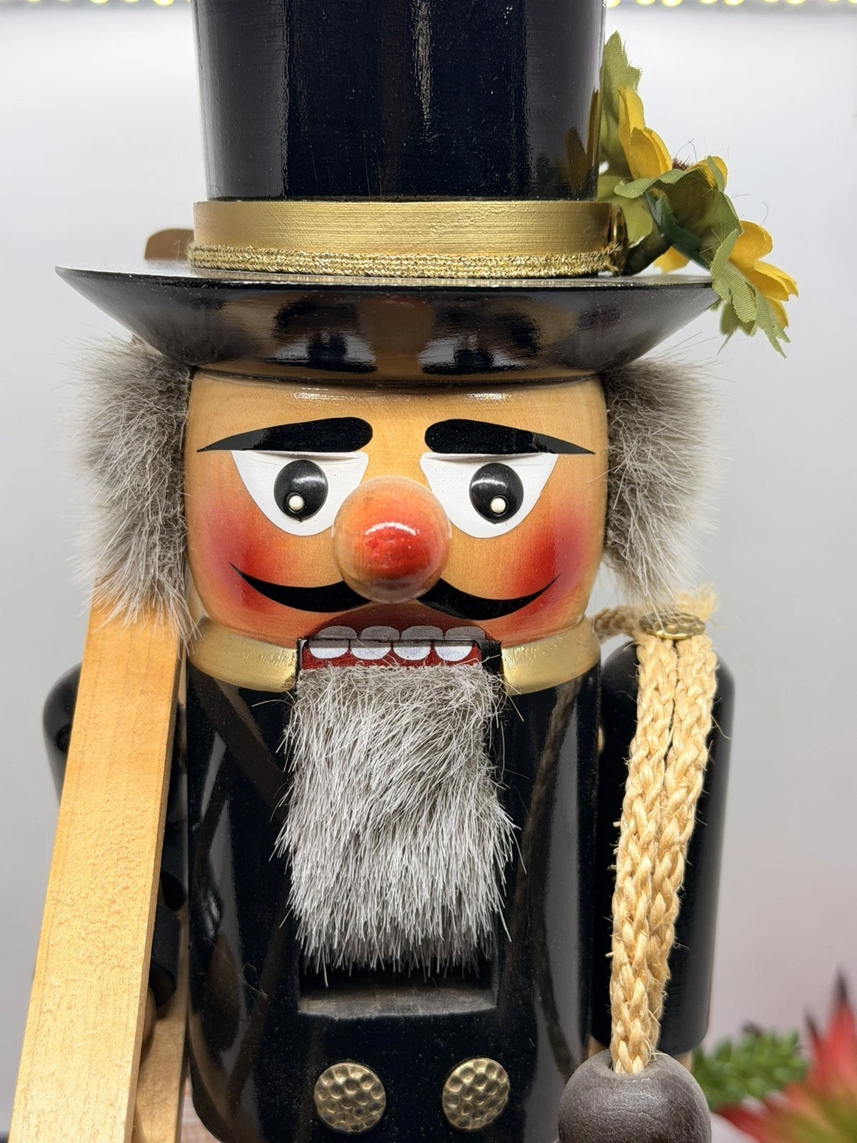 Vintage Steinbach Volkskunst 16" Chimney Sweep Nutcracker S707 Original Box