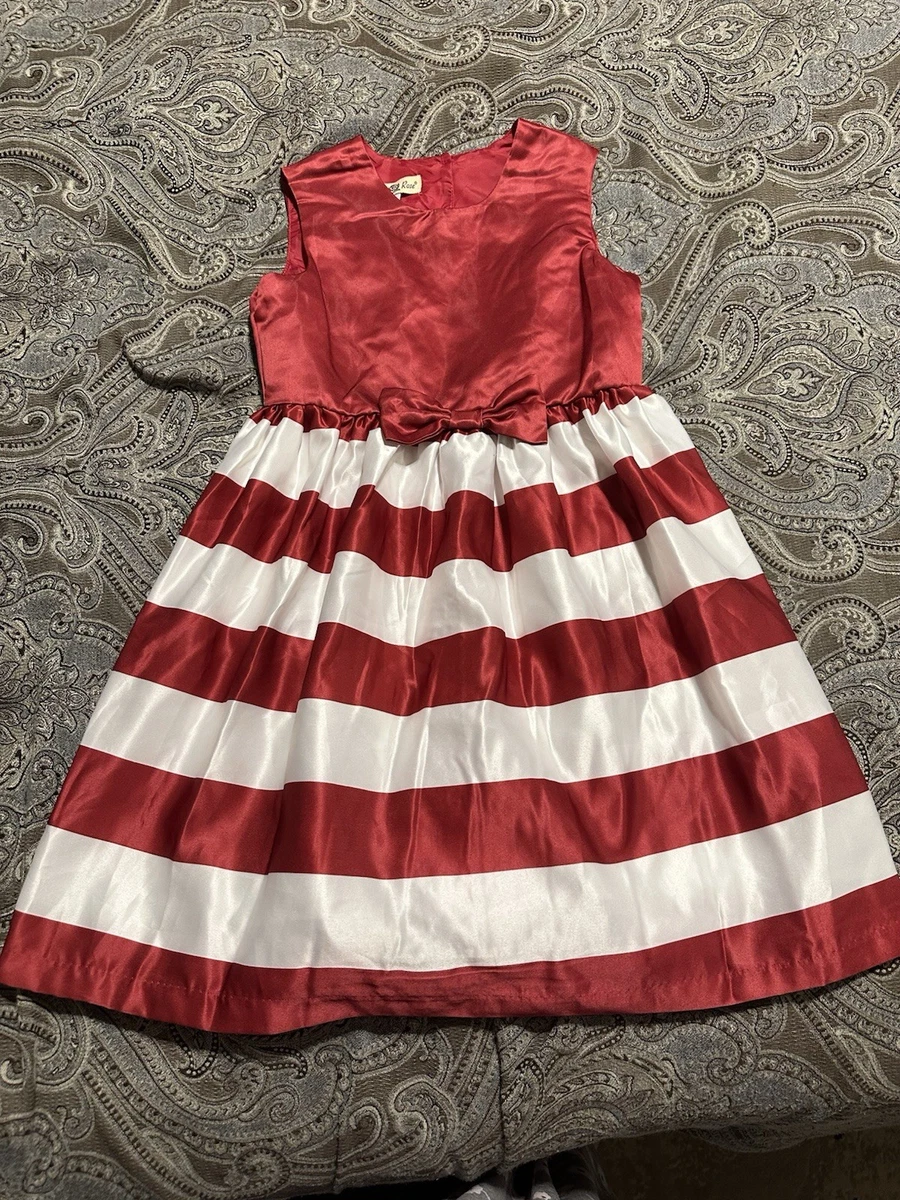 girls size 10 holiday dress Girls Christmas Rifle Paper Co Classic Holiday Dress Short Long Sleeve Tween Toddler Knee, Midi, Maxi Length Size 2 3 4 5 6 7 8 10