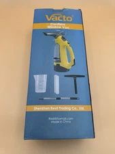 New Cordless Electric Window Vacuum Squeegee Set Streak-Free Vac Cleaner Tool