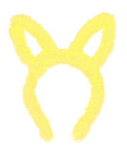 Bunny Rabbit Ears Alice Band Pink Blue Yellow Headband Fancy Dress Party Easter. - Picture 7 of 7