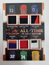 Leaf 2024 In The Game Used Sports All-Time Plus/Minus Holo Bronze /5 NBA