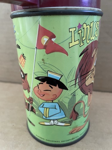 Vintage LINUS the LION HEARTED Thermoskanne 1965 General Foods Corp Aladdin - Bild 8 von 11