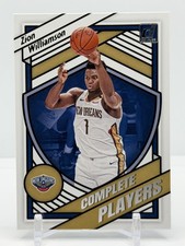 2020-21 Donruss #9 Zion Williamson Complete Players New Orleans Pelicans