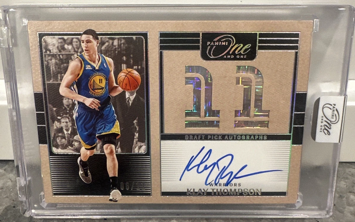 Klay Thompson Basketball Autographed Sports Trading Cards