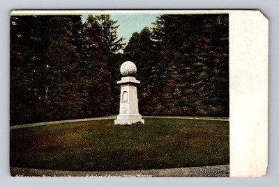 Monument Birthplace of American Foreign Missions Vintage Postcard