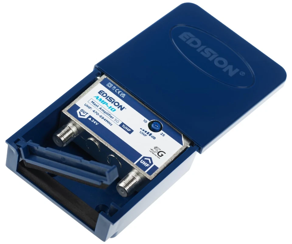 MAK-100 Kit Mastverstärker 1UHF 10-25db 107dBmV 24V für Digitale Terrestrisch... - Bild 3 von 4